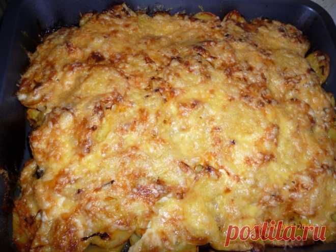 Свинина под сырно-картофельной шубой - Простые рецепты Овкусе.ру