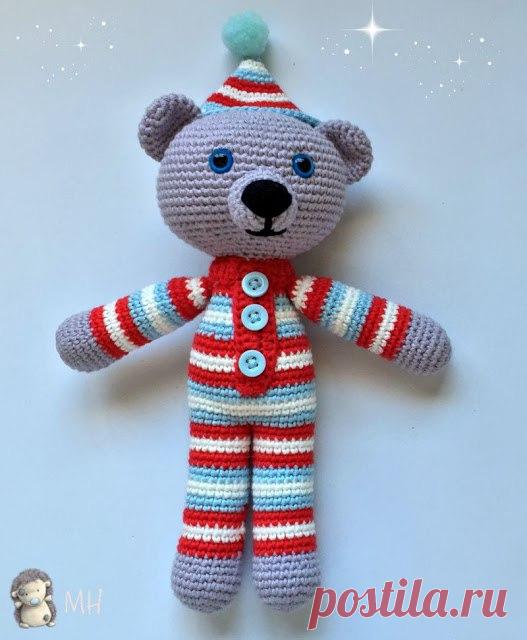 МЕДВЕЖОНОК В ПИЖАМЕ от Madres Hiperactivas .