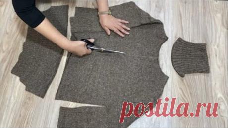 유행 지난 니트를 버리지 마세요. / 그냥 보십시오. 절대로 후회하지 않을거에요.