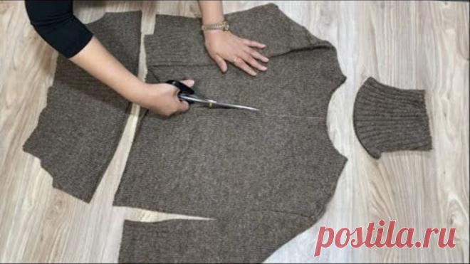 유행 지난 니트를 버리지 마세요. / 그냥 보십시오. 절대로 후회하지 않을거에요.