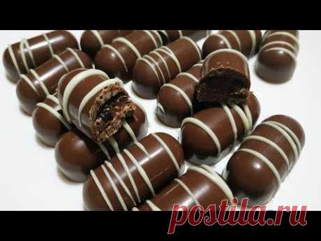 🍬🍫Шоколадные конфеты "Пьяная вишня." Корпусные конфеты с шоколадной начинкой и вишней с коньячком.🔥
