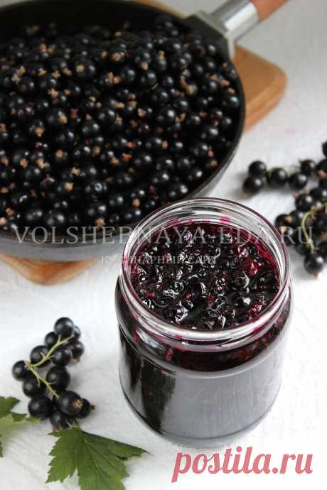 Жареное варенье из черной смородины на сковороде | Волшебная Eда.ру