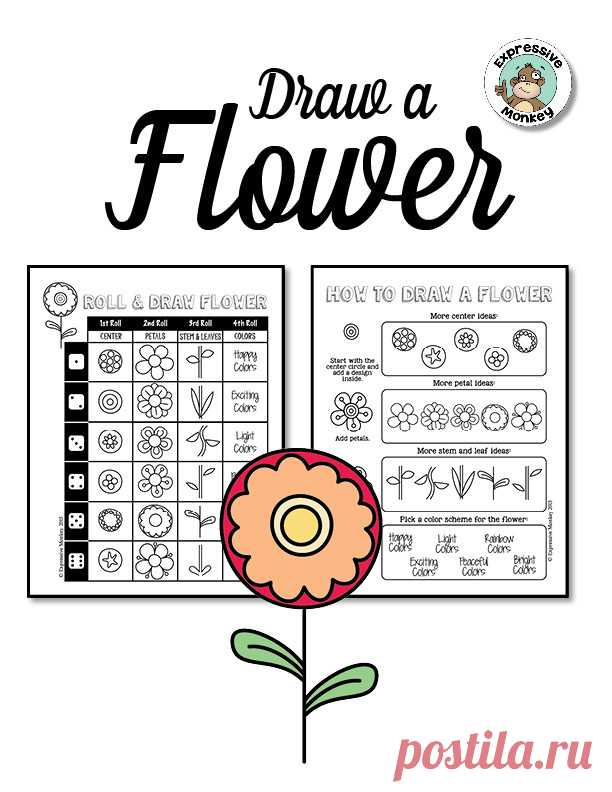 Drawing Flowers | Expressive Monkey