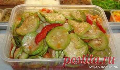 ЗАКУСКА ИЗ КАБАЧКА ПО-КОРЕЙСКИ