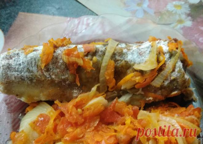 (41) Навага под овощами - пошаговый рецепт с фото. Автор рецепта Данила . - Cookpad