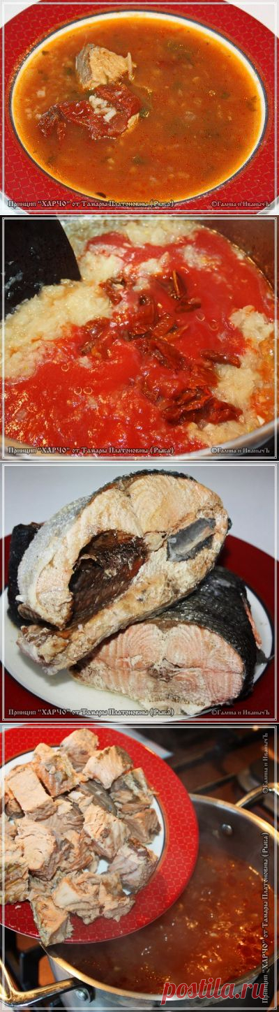 Рыбное харчо по-грузински