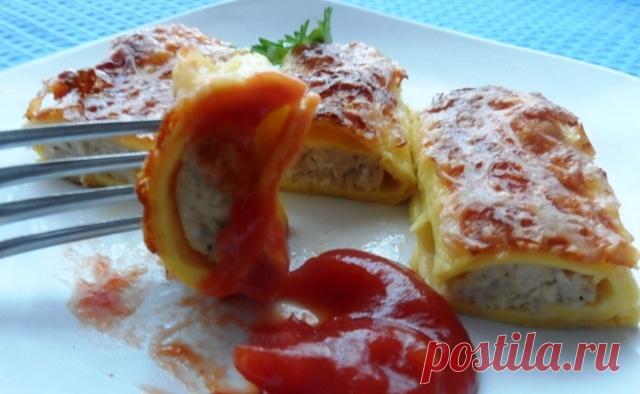 Яичные рулетики с мясной начинкой - Простые рецепты Овкусе.ру