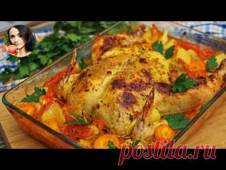 Секретная КУРОЧКА 🐥 За 10 мин! | СОЧНЕЙШАЯ
&gt;&gt;&gt;+/- 1,8 кг. курицы
50-60 гр. сливочного масла
6-7 зуб. чеснока
1 луковица
1 долька лимона
Специи по вкусу 
(у меня: розмарин, куркума, травы для курицы, красный перец, смесь перцев)
Соль по вкусу