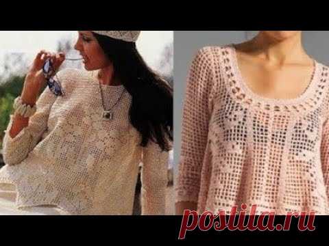 Филейное вязание крючком - Sirloin Crocheting - YouTube