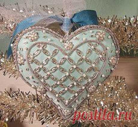 a beautiful beaded heart | Have a Heart!