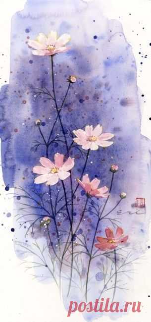 I wish I could use this medium. Watercolor is so hard for me :/ | art i like