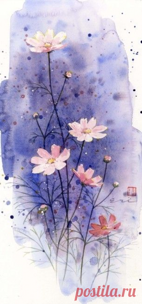 I wish I could use this medium. Watercolor is so hard for me :/ | art i like