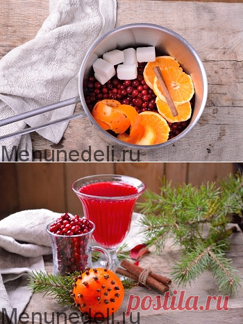 Рецепт компота из брусники / Меню недели