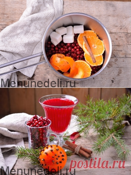 Рецепт компота из брусники / Меню недели