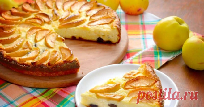 Яблочная запеканка. Невероятно нежный десерт
