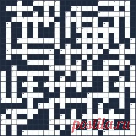 Онлайн-кроссворд №122 - Домашний кроссворд (25x25)