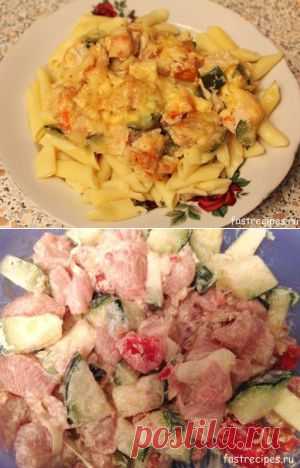 Куриное филе с овощами | Очень быстрые рецепты