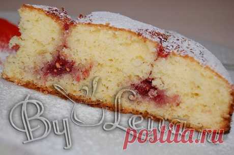 Быстрый пирог с вареньем - очень красиво, вкусно и нежно...