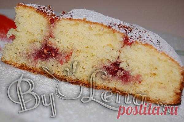 Быстрый пирог с вареньем - очень красиво, вкусно и нежно...