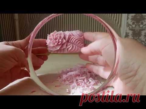 Карвинг на мыле  вырезание мыла украшение ванной комнаты