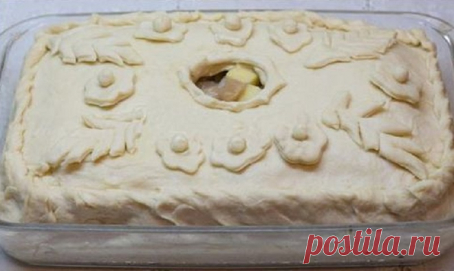 Узбекский курник — царь пирогов! Понадобятся самые простые продукты…