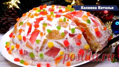 Торт "Битое стекло" Вкусный, Яркий и Просто готовится!