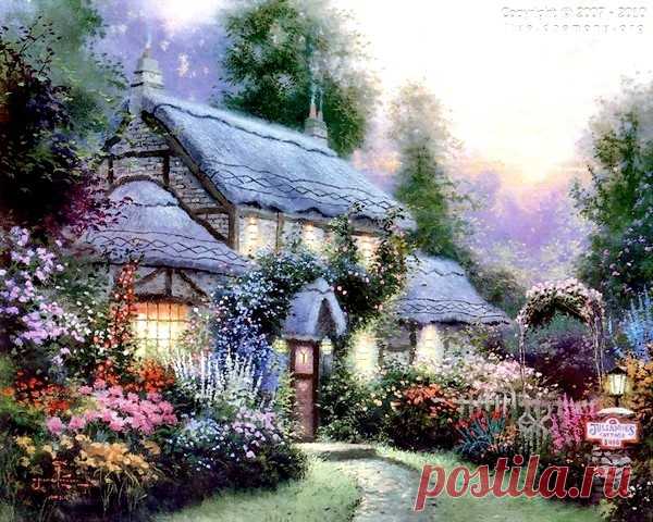 живопись Thomas Kinkade - 69 фото. Фотографии Валентин Иванов.