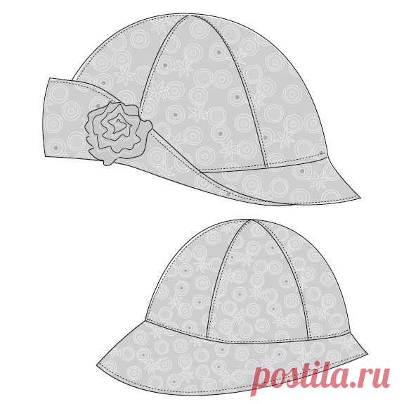 Детская панама

Размеры выкройки:
50-56