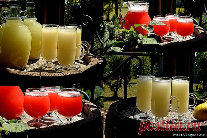Лимонный и малиновый квас - рецепты и советы по приготовлению!.