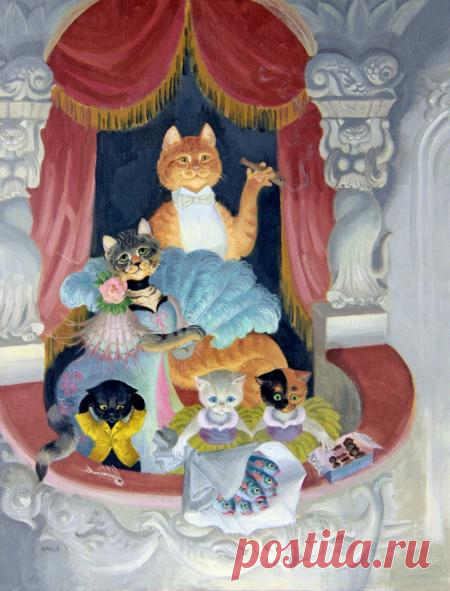 ORLANDO AT THE OPERA by KATHLEEN HALE - original artwork for sale | Chris Beetles