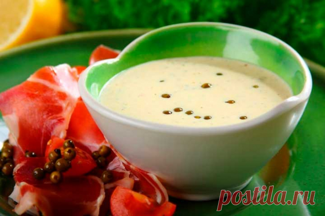 Универсальный соус из хрена к мясу – пошаговый рецепт с фото.