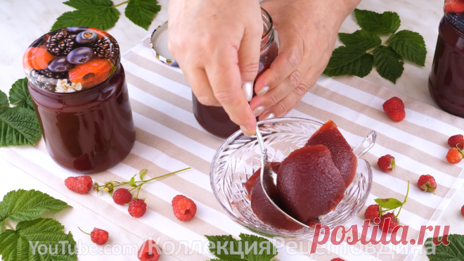 Яблочно-малиновое повидло для пирогов и пирожков! Густая начинка из малины и яблок на зиму! | Дина, Коллекция Рецептов | Яндекс Дзен