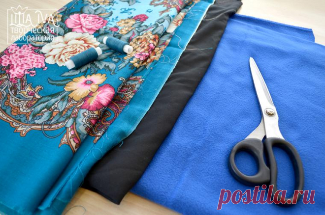Русский стиль — шьем шапку и палантин - Ярмарка Мастеров - ручная работа, handmade