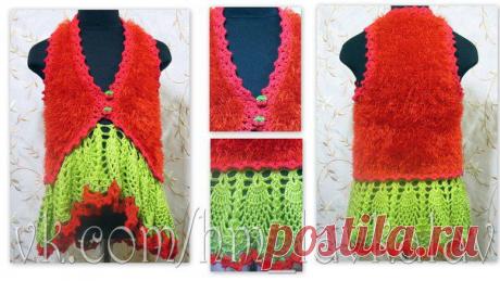 HandMade &quot;ЛавкаЛАВ&quot;💐 Жилет ВИШЕНКА 
Цена работы 820 рублей с материалами 💐
ВЕС 160гр Размер 1-3 года 
(ОГ - 56-60см ДИ - 45 см подробную информацию смотри под фото)
Яркие акценты для твоего весеннего образа в наличии и на заказ!
🎁 У нас можно заказать праздничную упаковку 🎁
🎀 Украшения
💃 Юбки-пачки(Tutu)
👗 Вязанные изделия
https://vk.com/album-61637461_193356042
Весенняя скидка 10% (при заказе от 2-х наименований)