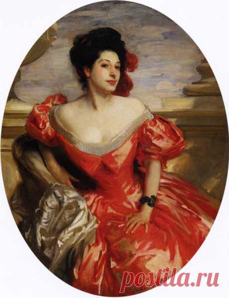 Betty Wertheimer 1908. Джон Сингер Сарджент - John Singer Sargent (1856-1925). Описание картины, скачать репродукцию.