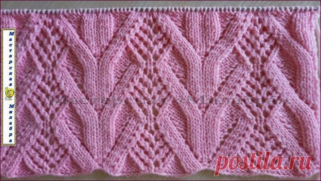 Узор спицами