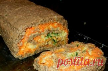 Закусочный печёночный рулет..