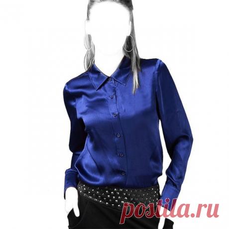 Выкройка классической женской блузки с вытачками | Шкатулка
