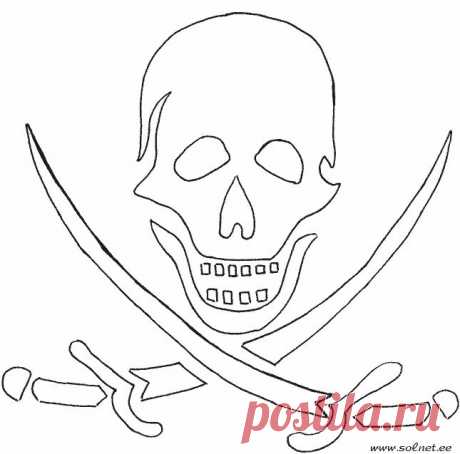 Новогодний костюм &quot;Пират&quot;. Трафарет &quot;Череп&quot;. Карнавал. Маскарад. Самодельные костюмы / SolNEt.EE - портал СОЛНЫШКО