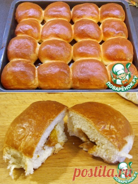 Булочки с абрикосами