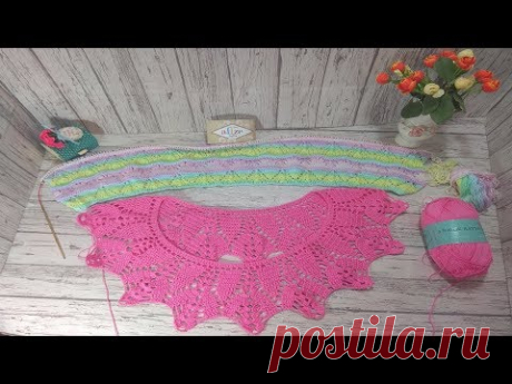 Влог/Начала вязать 2 новых процесса//.Расцвел красивый мак.