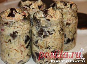 Два рецепта консервированных баклажанов "Со вкусом грибов в сметане"