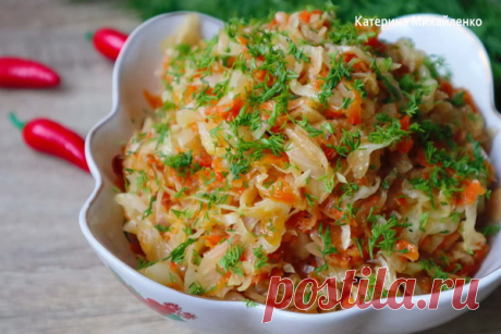 Капуста по-деревенски – и мяса не надо, так вкусно! 
Всем большой привет! Сегодня готовлю тушеную капусту по-деревески! Такая капуста станет отменным гарниром к любому блюду, подойдет в пост, а также в качестве начинки для пирожков или пирогов.

Ингред…