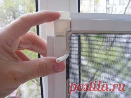 Порвалась москитная сетка на окне? Ремонтируем самостоятельно за 3 минуты! | Пластика для Окон | Яндекс Дзен