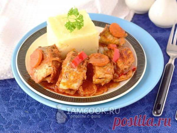 Скумбрия тушеная — рецепт с фото Тушеная скумбрия - быстрое в приготовлении и очень вкусное блюдо. Из овощей можно взять любые сезонные овощи...