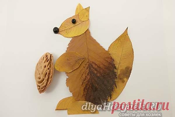 Поделки из осенних листьев своими руками: быстро и красиво. Идеи для детского сада и школы