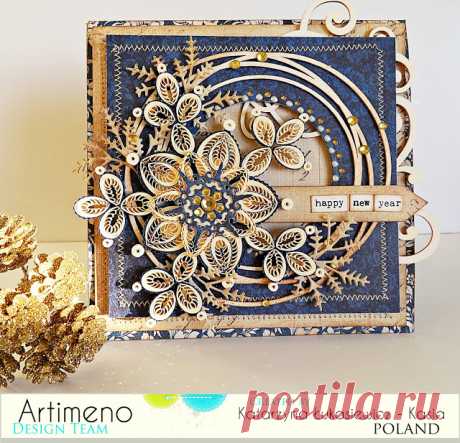 Quilling - Się kręci: Noworoczna gwiazdka