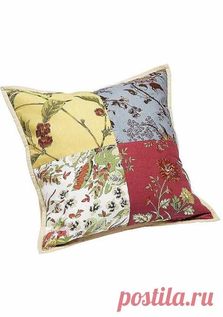 Наволочка из лоскутов