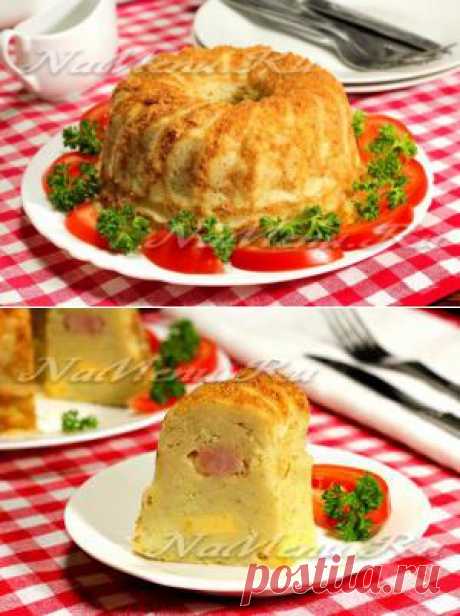 Картофельная запеканка с сыром и ветчиной: рецепт с фото