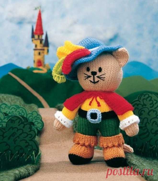 Вязаная игрушка "Кот в сапогах" » Женский Мир